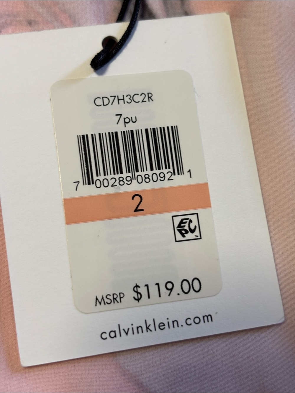 Calvin Klein NWT Blush Pink Floral Chiffon Trapeze Shift Dress Size 2 - Picture 15 of 15